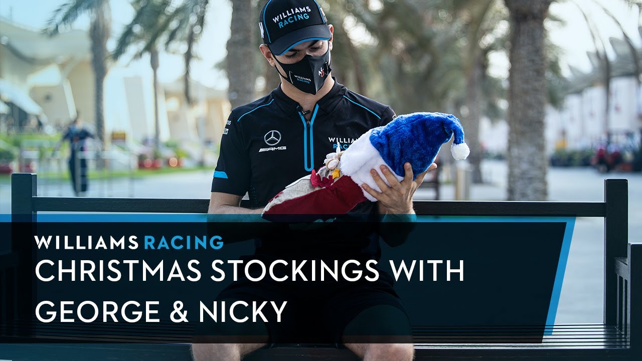 George Russell & Nicholas Latifi buy each other Christmas presents 🎁  | Williams Racing