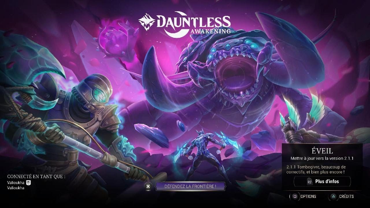 Dauntless - Gameplay avant fermeture des serveurs - 4K - PS5 Pro - FR