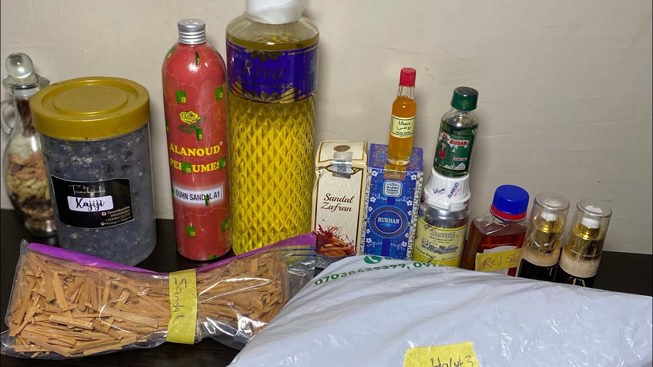 INCENSE AND KHUMRA MAKING INGREDIENTS ORDER/KAYAN HADA TURARENWUTA DA HUMRA