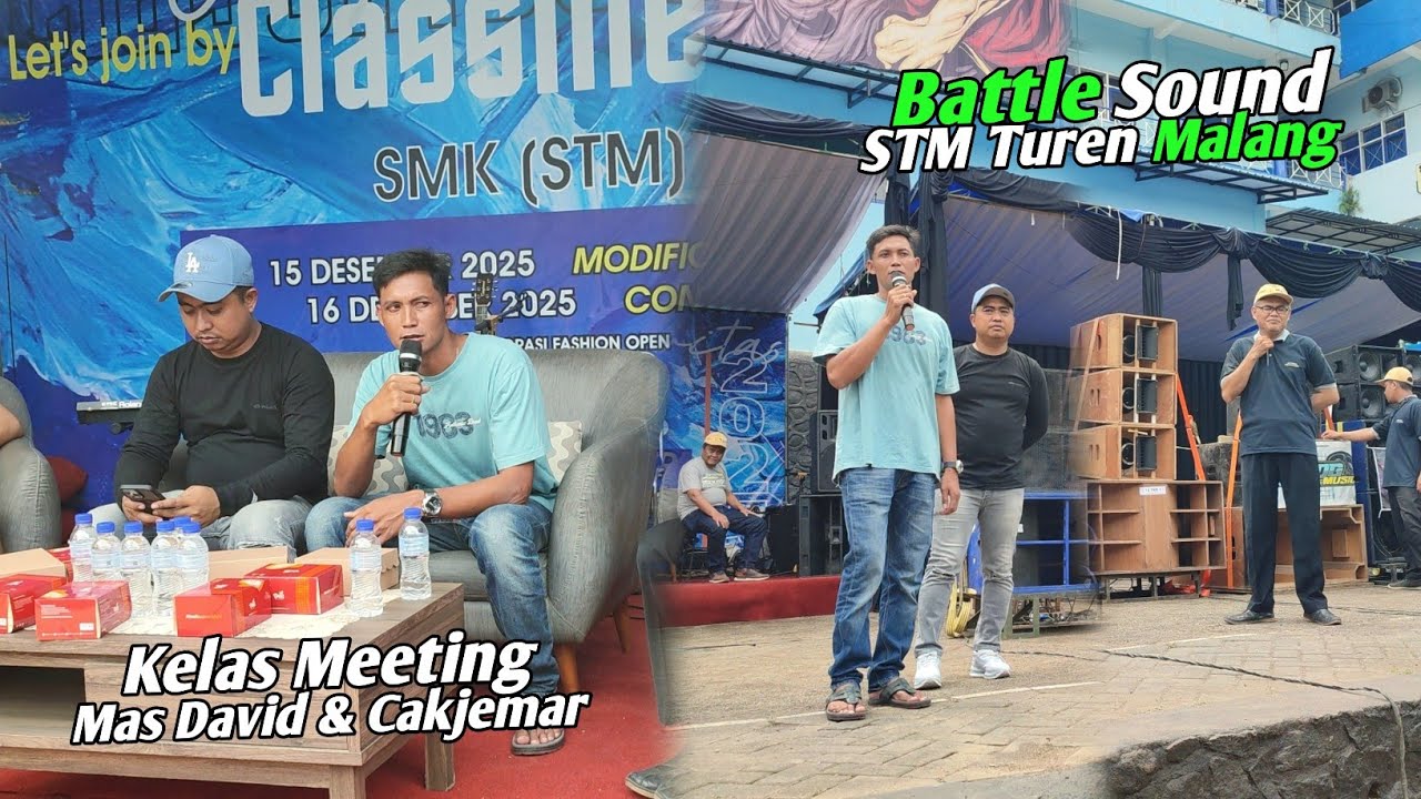 Battle STM Turen🔥Bos Jemar & Bos David jadi Juri🔥 Langsung kelas Meeting🔥🔥