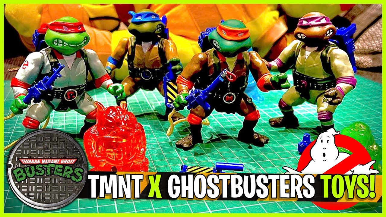 Ghostbusters cross streams with Teenage Mutant Ninja Turtles in new custom toyline