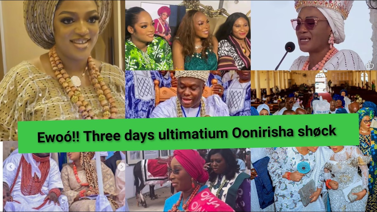 Breaking!! Nigeria first Lady gave kabiesi 3days ultimatum to set Queen Naomi free As the unspeakab