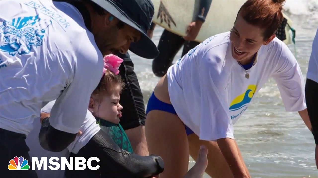 Waves of strength: Surf therapy event empowers children with special needs