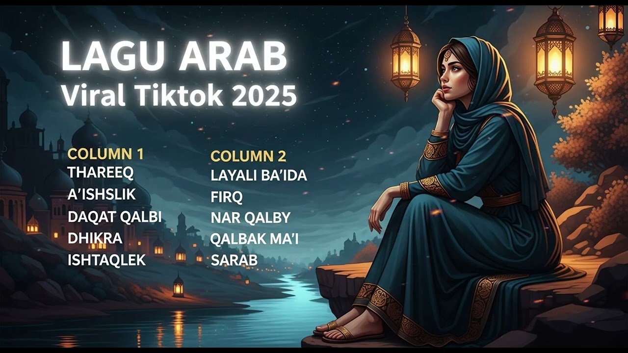 Kumpulan Lagu Arab Romantis Terpopuler 2025 | Bikin Baper & Galau Rindu