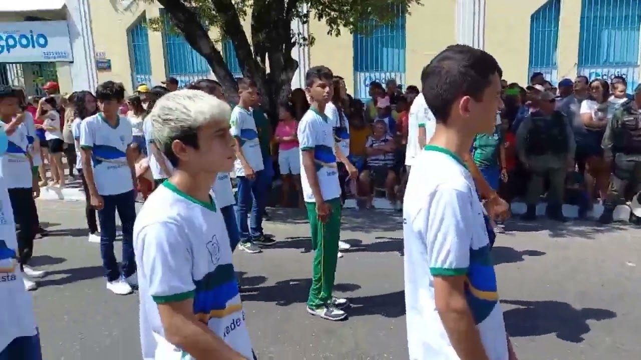 Desfile Banda Liceu em 7 de Setembro de 2023 Parnaíba Piauí com Escola Epaminondas