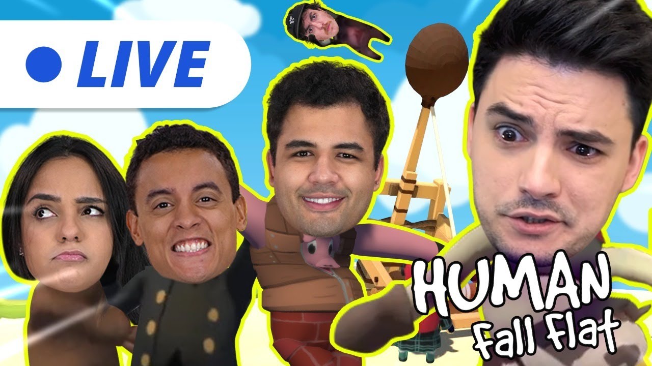 HUMAN FALL FLAT E A FASE IMPOSSÍVEL!!! [+12]