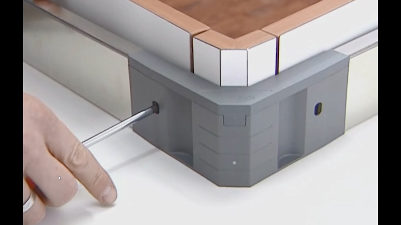 BLUM - rohové zásuvky SPACE CORNER se středem - montáž