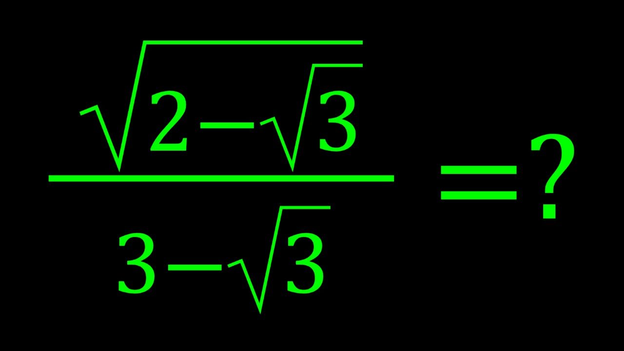 Simplifying a Radical Expression in Three Ways