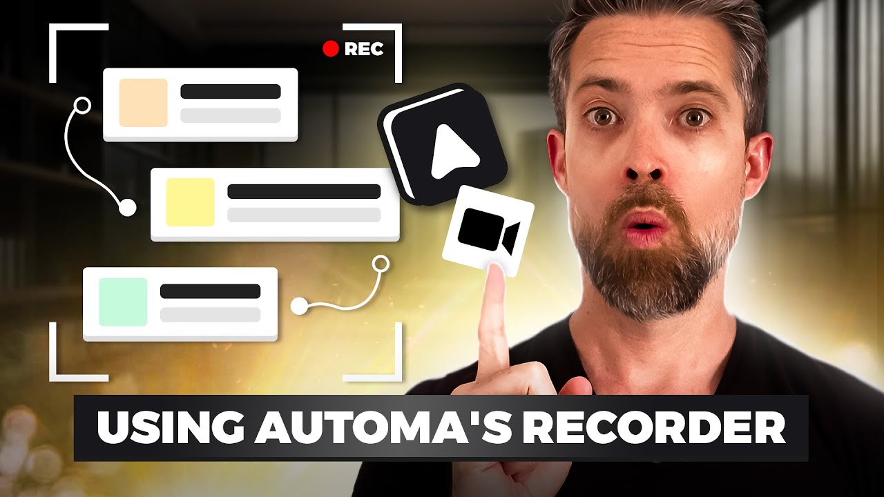 Use Automa Extension's recorder to automatically create templates - Tutorial