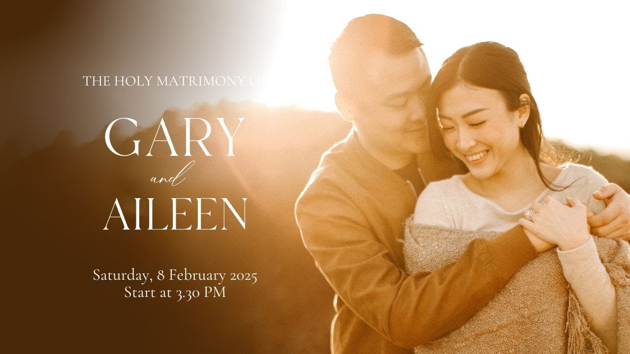 The Holy Matrimony of Mr. Gary Tanoesoedibjo & Mrs. Aileen Mora