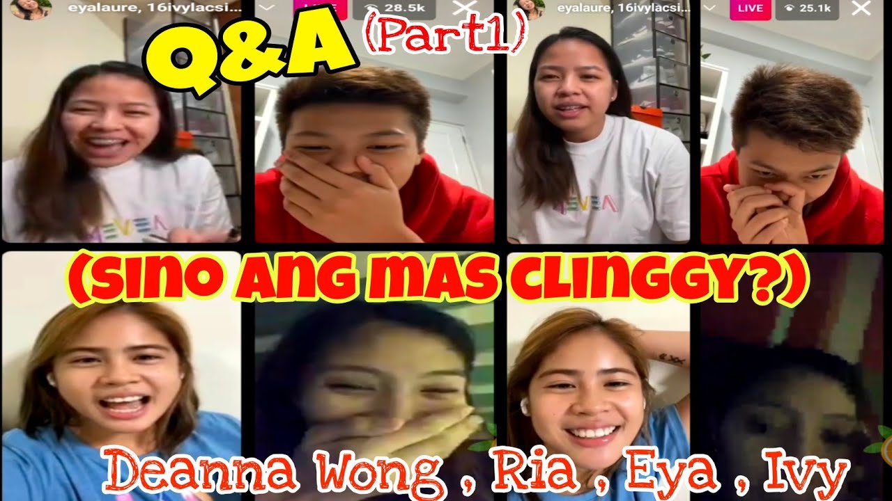 DEANNA WONG , RIA , MENESES , EYA LAURE & IVY LACSINA INSTAGRAM LIVE (Q&A KULITAN) TEAM RIDE | PART1