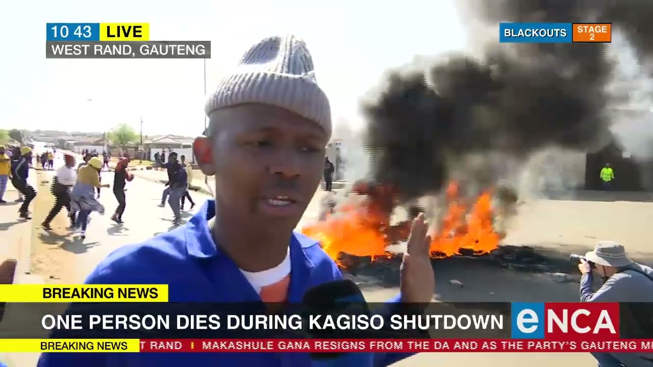 One person dies during Kagiso shutdown