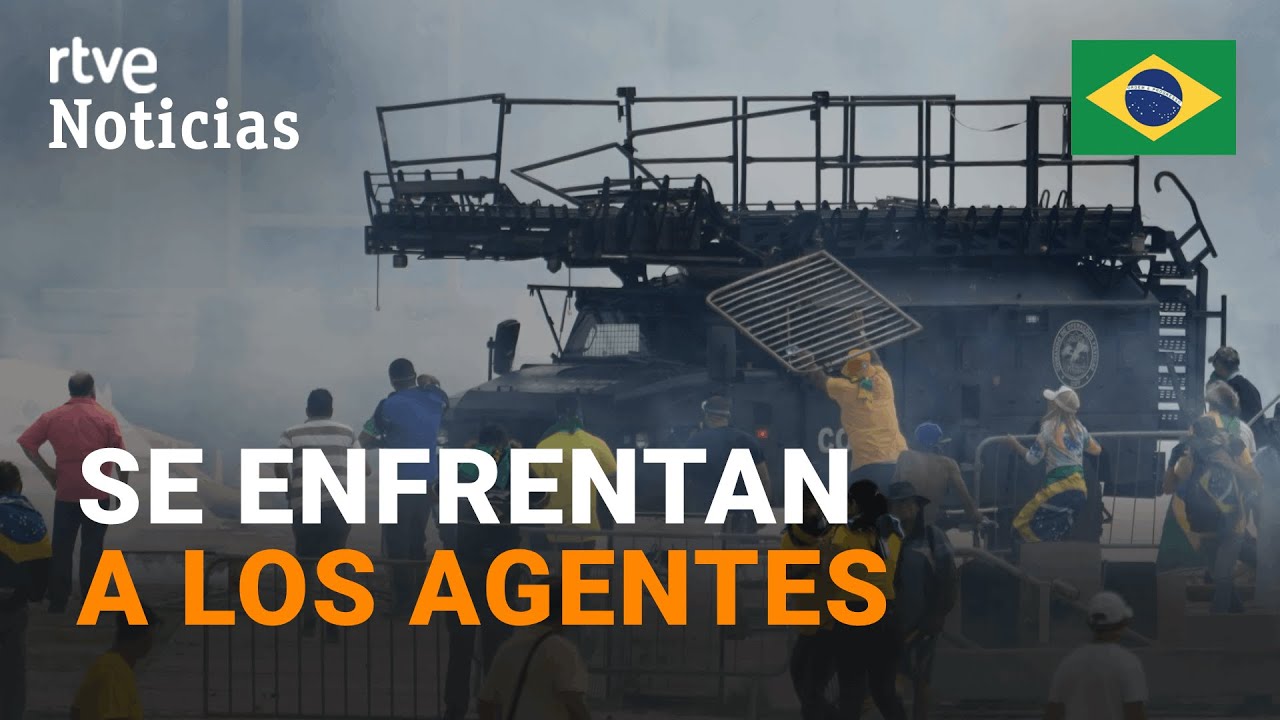 ASALTO BRASIL: BOLSONARISTAS ROMPEN la barrera POLICIAL y OCUPAN las SEDES de los 3 PODERES | RTVE