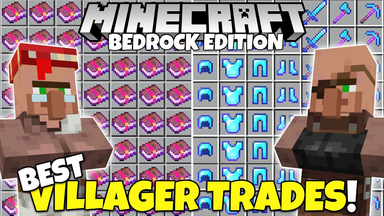 How to get the BEST VILLAGER TRADES in Minecraft! Villager Trading Tips & Tricks Tutorial!