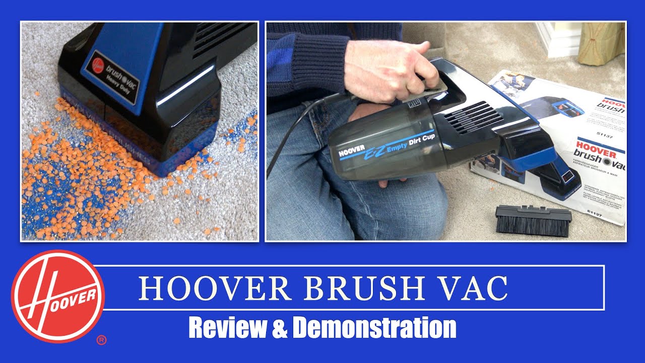 Hoover Brushvac Hand Held Vacuum Cleaner Unboxing & Demonstration