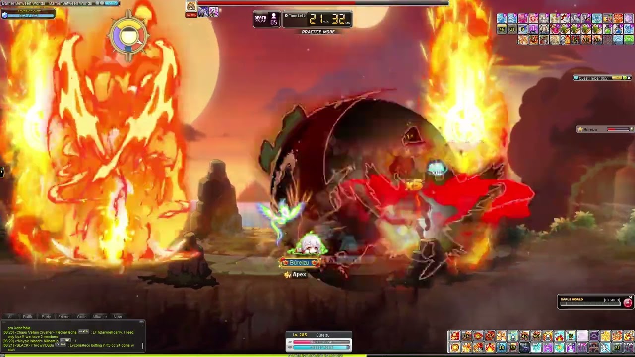 [Maplestory GMS Kronos] Blaze Wizard Hard Seren Solo