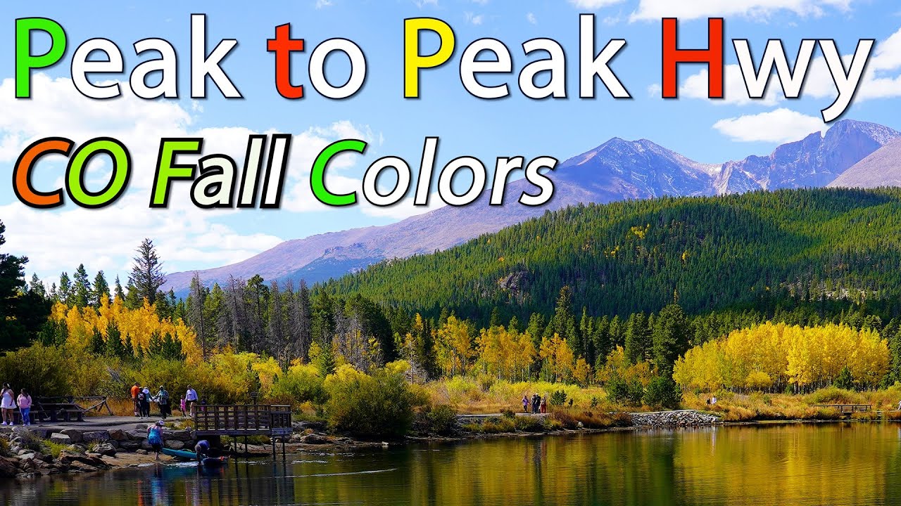 🍁 Peak to Peak Scenic Byway Drive with Colorado fall colors views