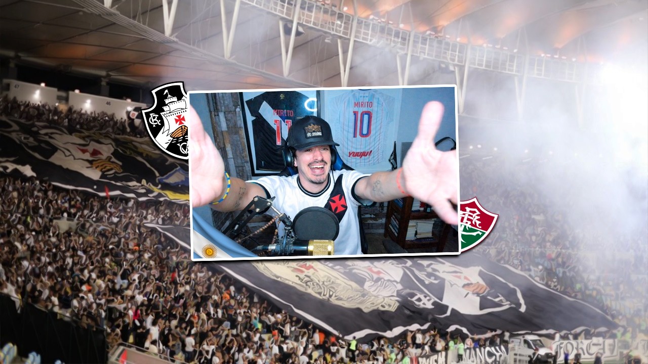 😱🇦🇷 ARGENTINO REAGE à TORCIDA do VASCO 3x2 FLUMINENSE 🔥☠️