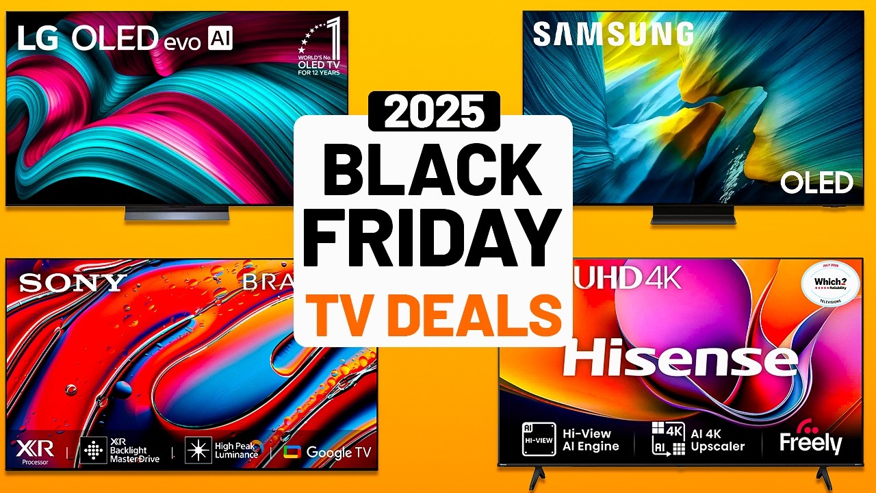 35 Black Friday TV Deals 2025 [Biggest OLED & Smart TV Discounts Yet!]