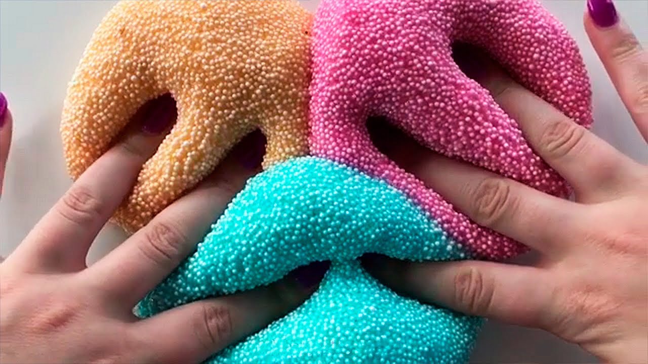 The Most Satisfying Crunchy Floam Slime - Oddly Satisfying Slime ASMR Compilation