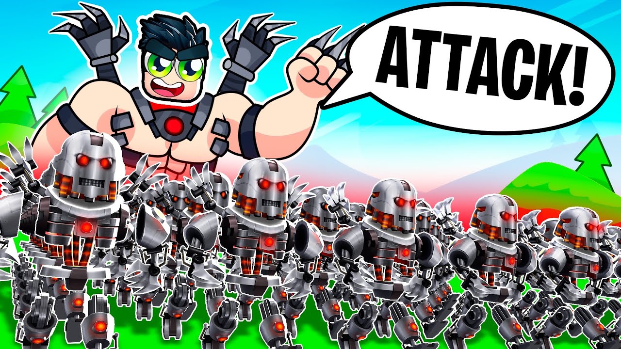 LA PLUS GRANDE ARMÉE DE ROBOTS TUEURS du MONDE ! (Robot Tycoon Roblox)