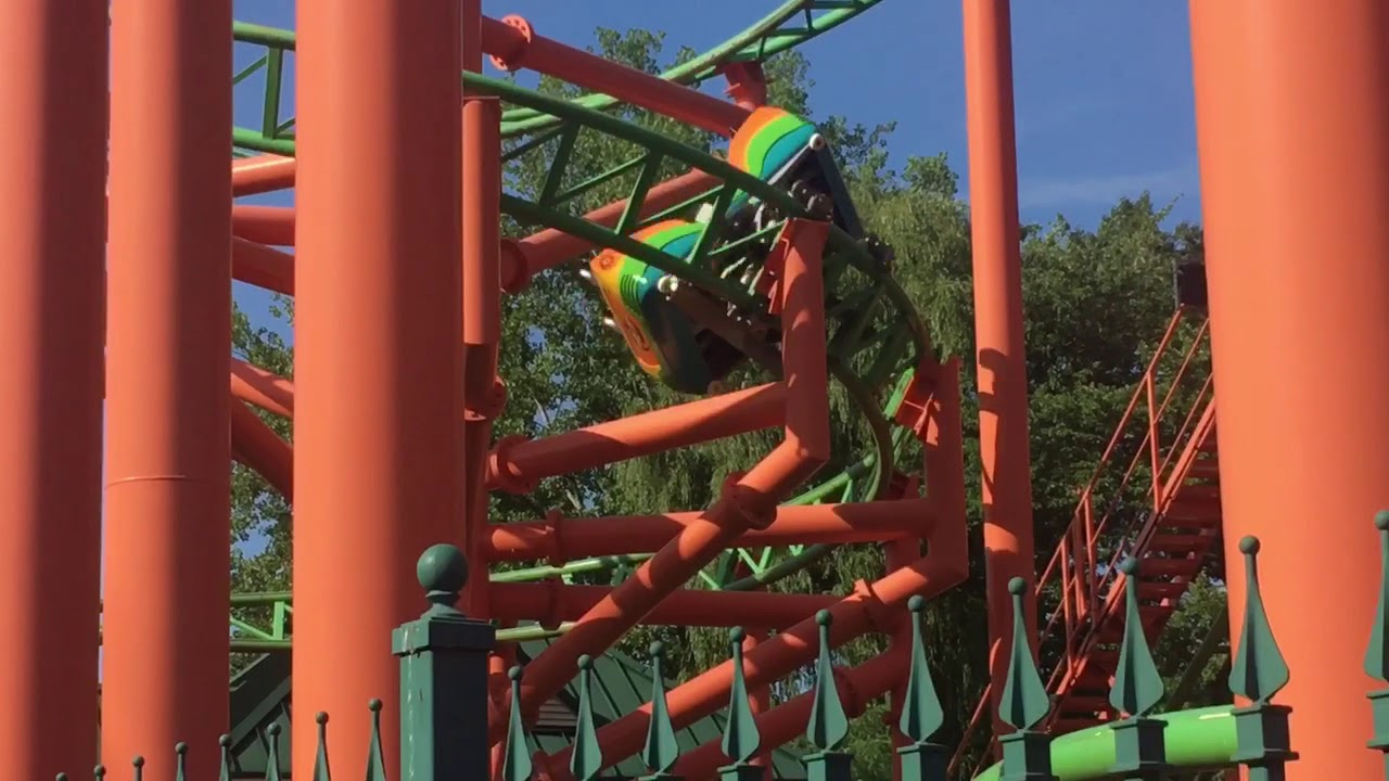 Pandemonium off-ride HD Six Flags New England