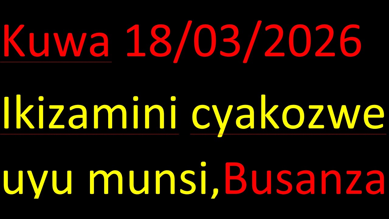 18 03🚨AMATEGEKO Y’UMUHANDA🚨IBIBAZO N’IBISUBIZO🚨🚔🚨BY’IKIZAMI CYA PROVISOIR  CYAKOZWE UYU MUNSI 2026