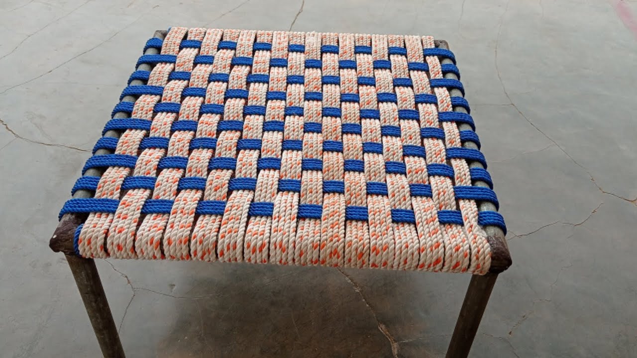How To Weave Rope Seats / How To Weave Stool Seats / Chair / Stool / पीडा कैसे बनाते हैं