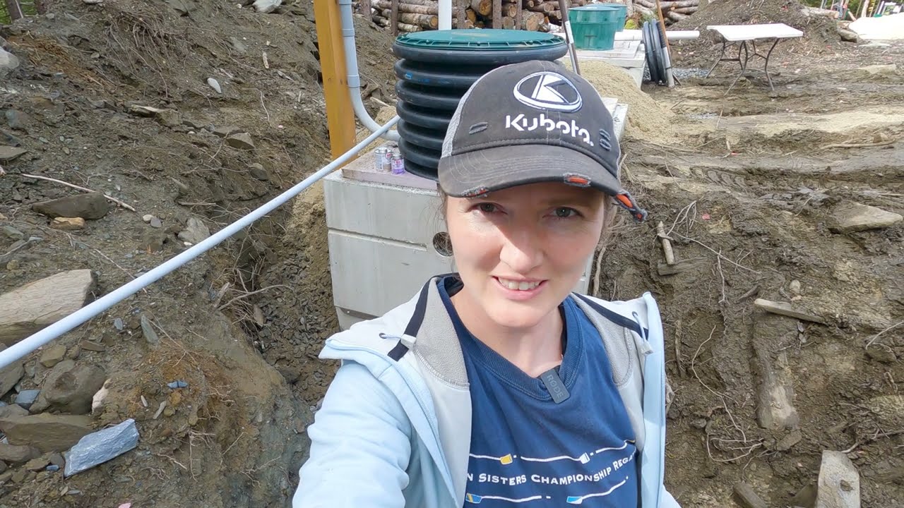 SURPRISING septic system pressure test || DIY House Build