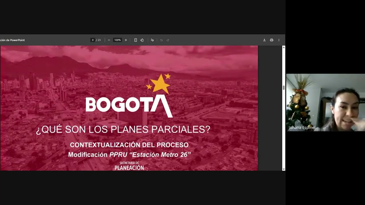 Jornada de socialización de la Modificación Ajustada del Plan Parcial de Renovación Urbana