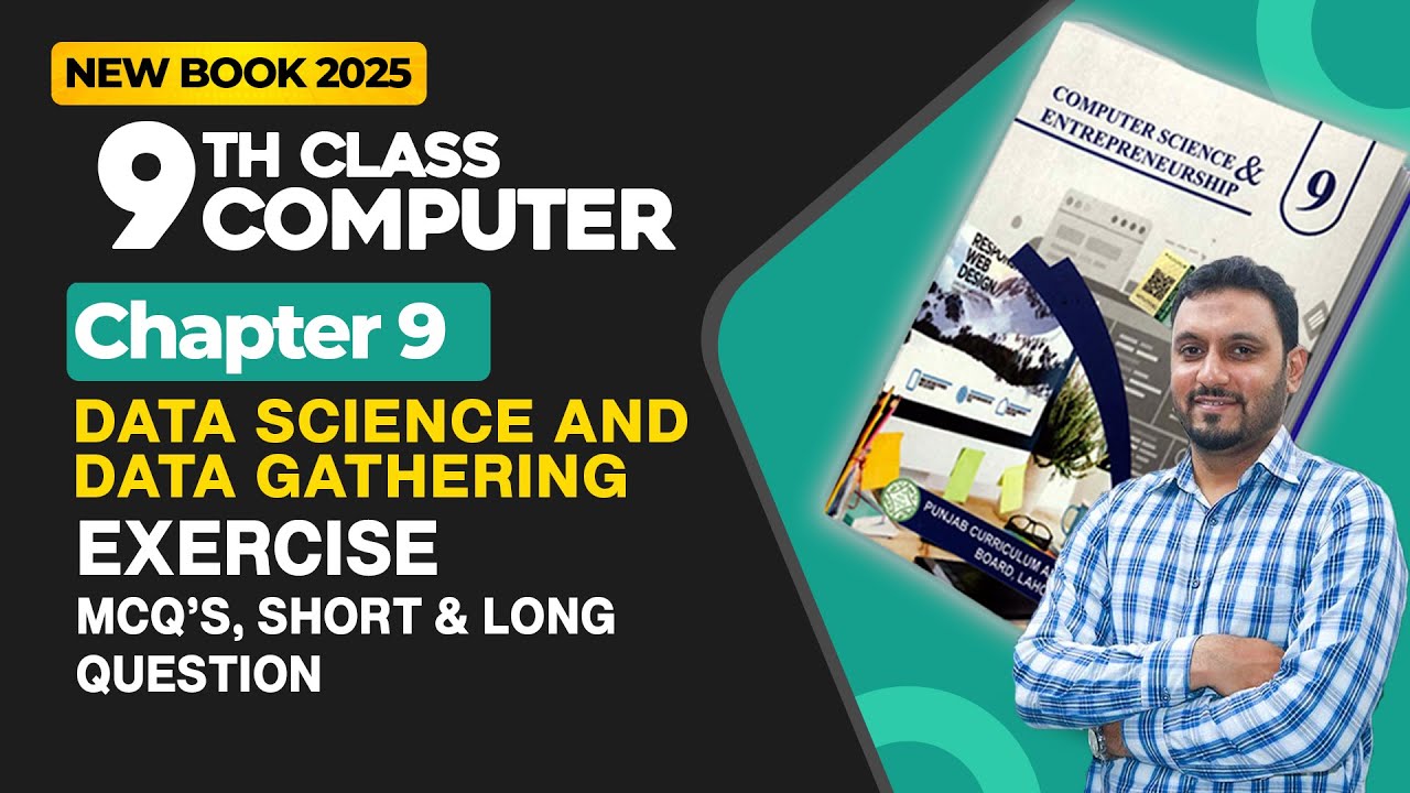 9th Class Computer Chapter 9 | Exercise MCQ's Short and long Question | Class 9th New Book 2025
