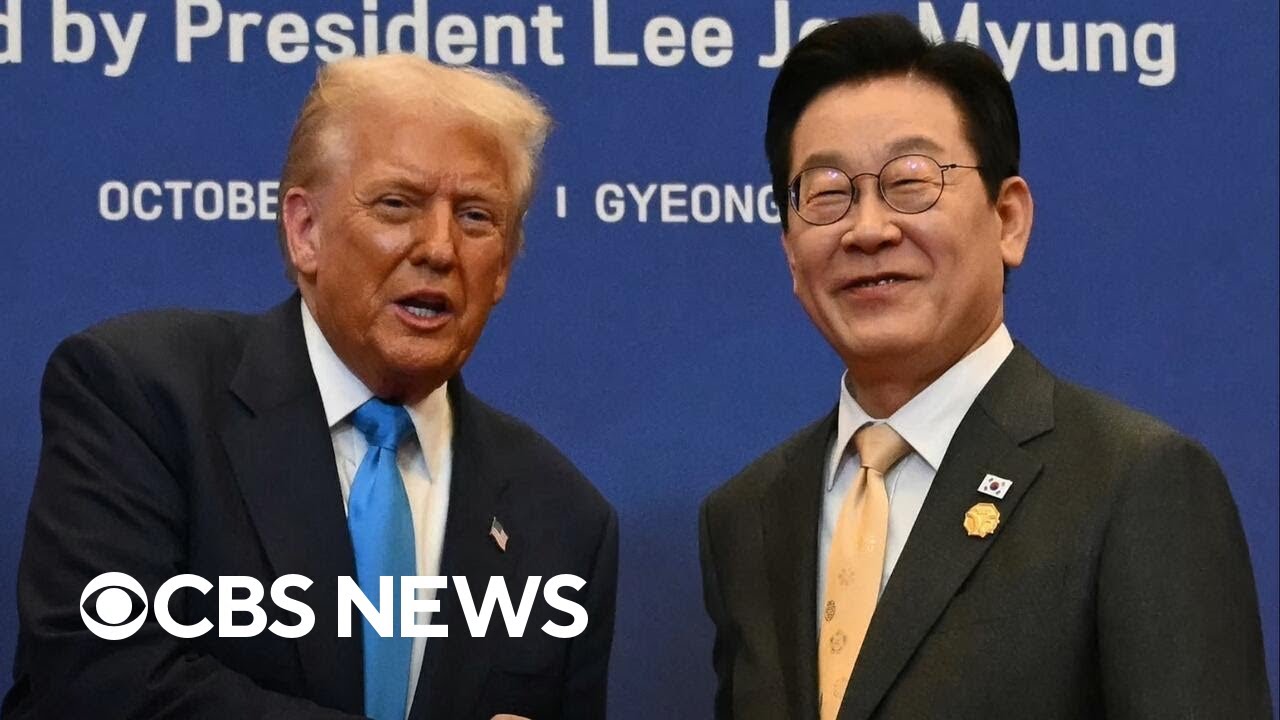 Trump and South Korea make progress on trade talks
