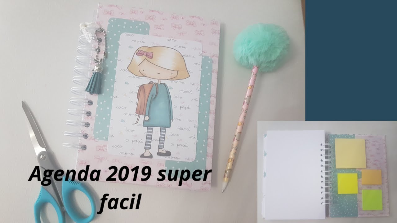 Agenda 2019 con espiral fácil fácil. ( Subtitulado )