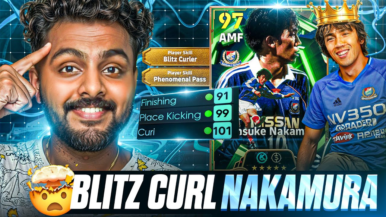 102 BLITZ CURL NAKAMURA - WORST?🤡 BEST?🤯 DOES HE PERFORM LIKE HIS STATS?🧐 TESTING DRIBBLES & CURLS🤔