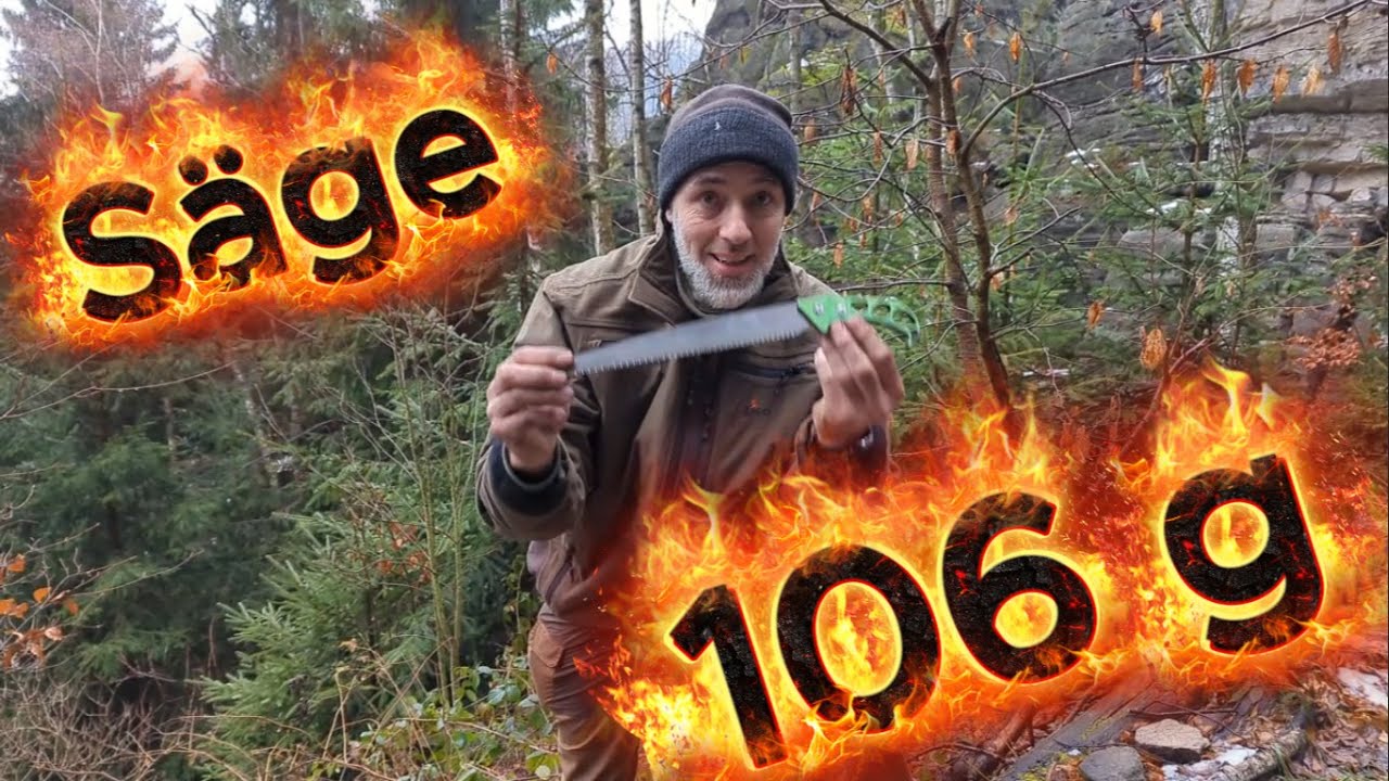 106 g ultraleichte Outdoorsäge zum Selbstbauen / DIY- ultralight outdoor saw with 106 g
