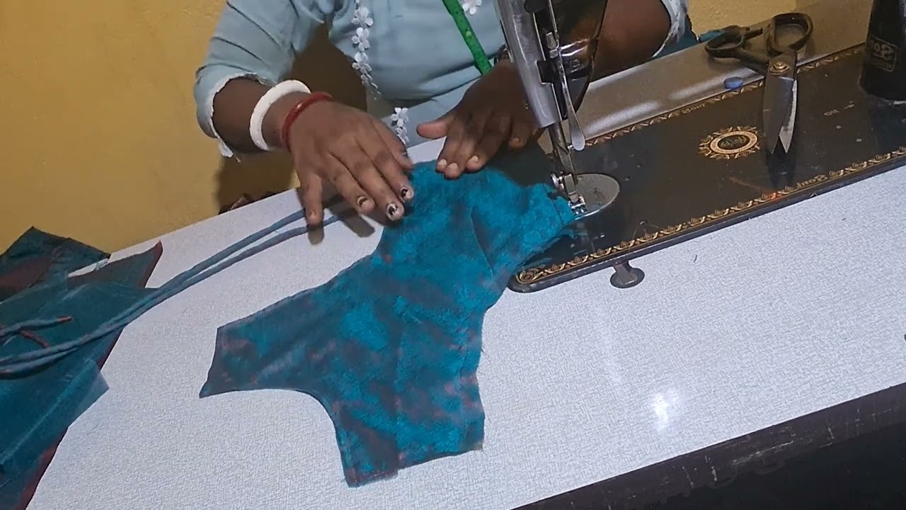 Blouse design stitching video 