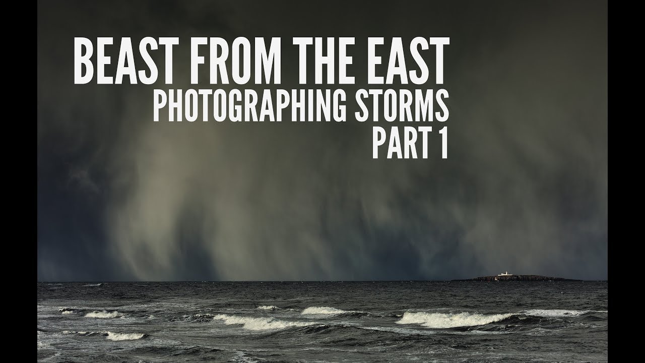 LANDSCAPE PHOTOGRAPHY WINTER STORMS PART 1 - BAMBURGH, NORTHUMBERLAND