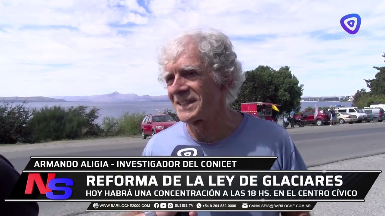 Contra la reforma de la Ley de Glaciares: Convocan a una concentración en el Centro Cívico