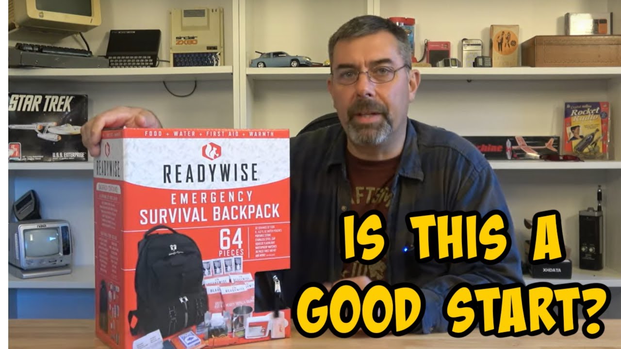 Readywise 64 Piece Emergency Back Pack. AKA, the 