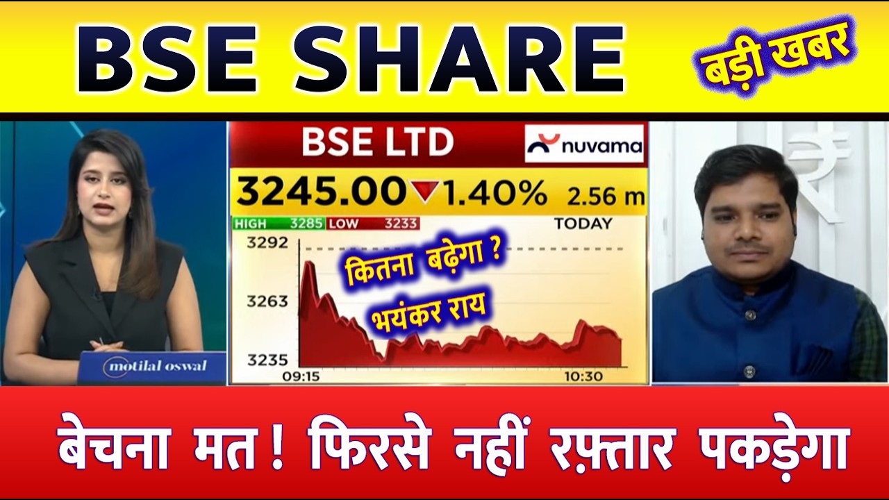 BSE share latest news | BSE stock analysis | BSE share target, BSE share buy or sell?