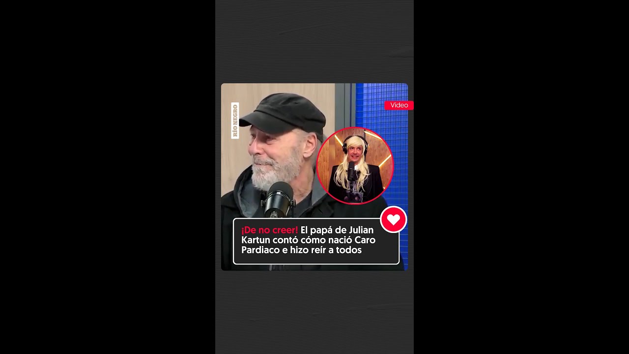 😂👱&zwj;♀️ &iexcl;De no creer! El pap&aacute; de Julian Kartun cont&oacute; c&oacute;mo naci&oacute; Caro Pardiaco e hizo re&iacute;r a todos