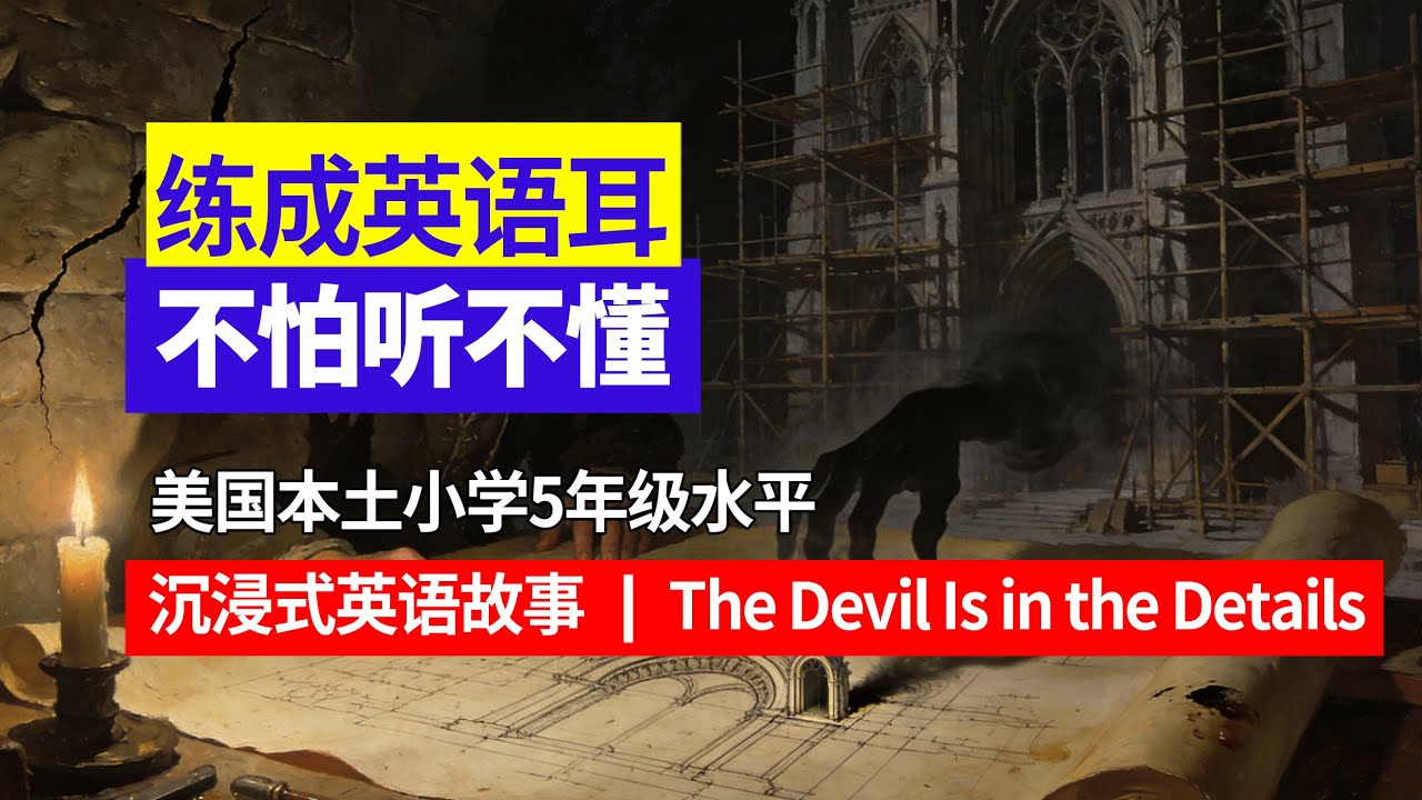 美国小学4年级水平｜沉浸式跟读｜用母语法自然形成英语耳｜从适合你的难度开始 大量反复听｜The Devil Is in the Details#英语口语 #英语听力 #日常英语 #母语学习法 #英语