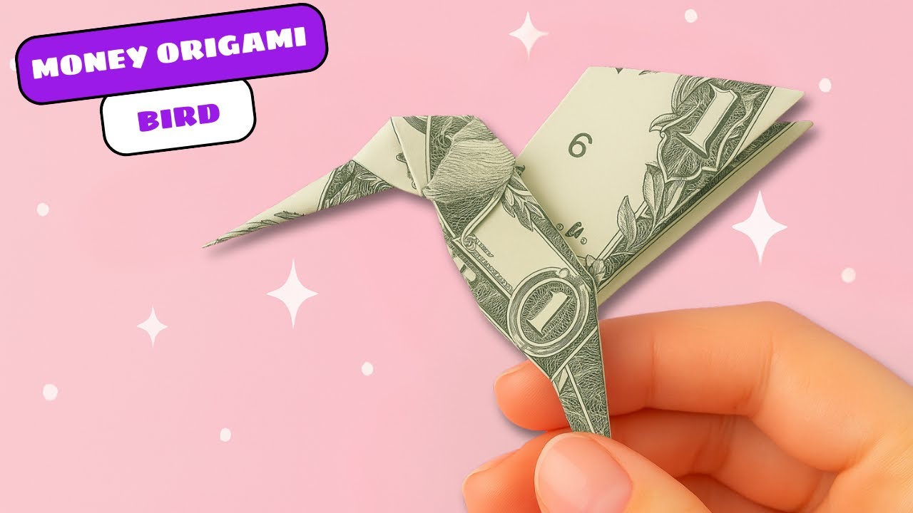 Money Origami Bird – How to Fold a Beautiful Dollar Bill Bird