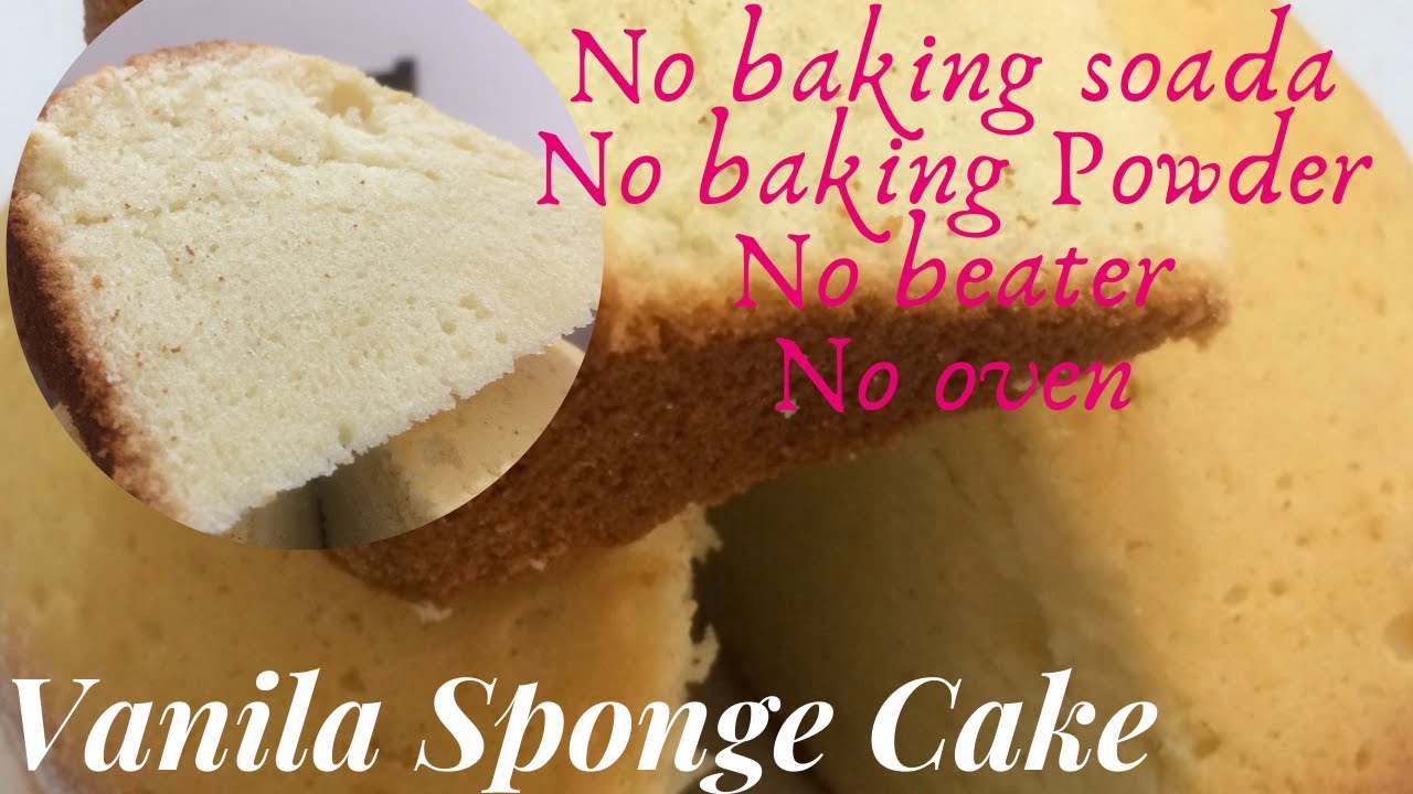 Vanila Sponge Cake||No oven No beater No baking soda No baking powder||Cake||Genuine Point by Afsal