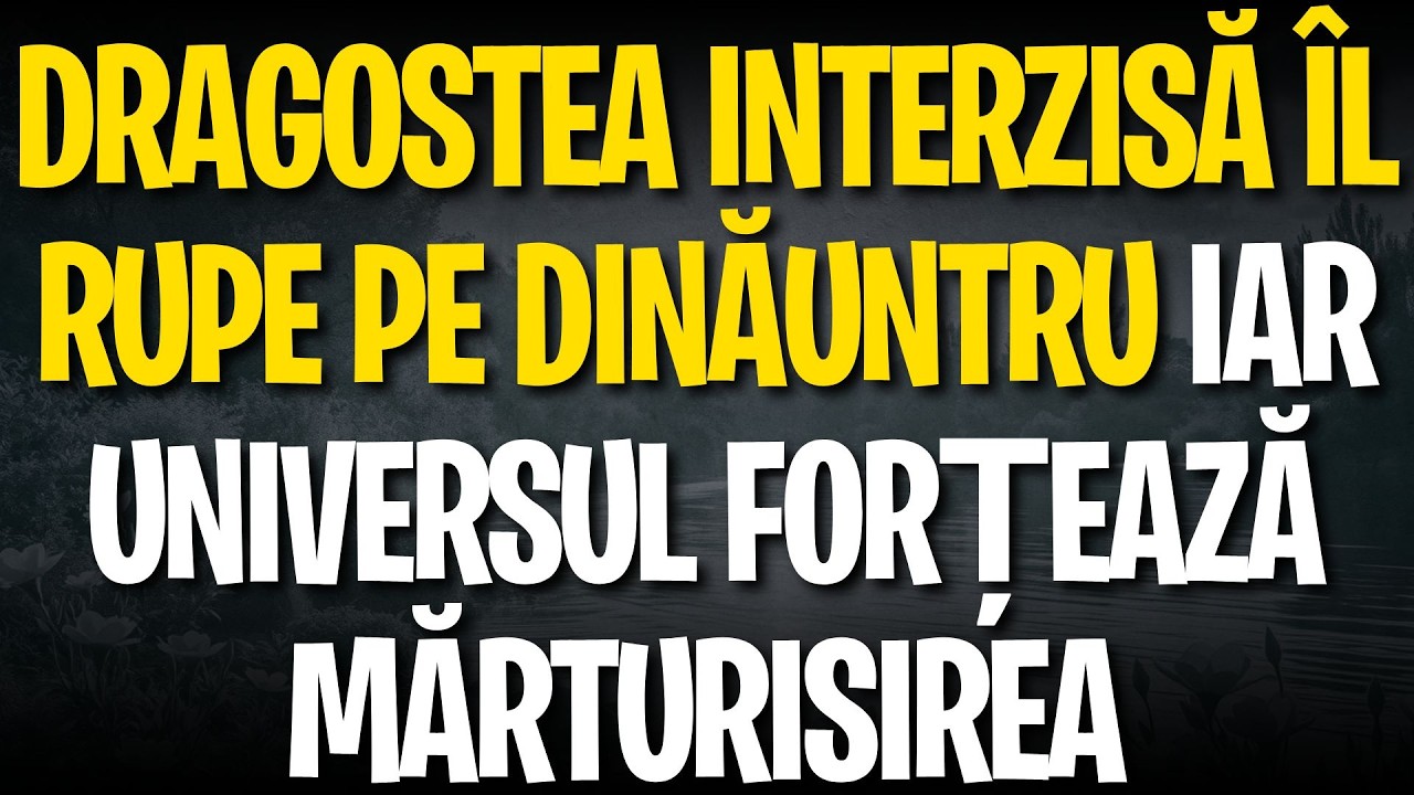Dragostea INTERZISĂ îl rupe pe dinăuntru iar universul forțează mărturisirea