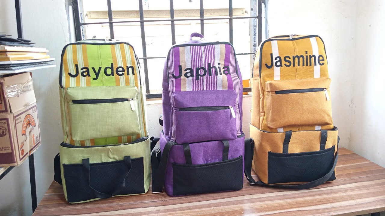 THE MAKING HOW TO SEW BACKPACK FROM A TO Z #okinluxury #delightbagcollection #schoolofbagmaking
