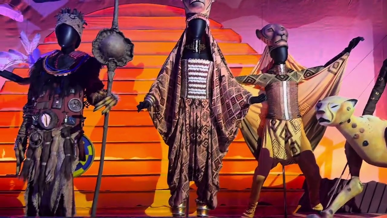 Seeing the Broadway costumes and some behind the scenes at Disney World’s Epcot Festival of the Arts
