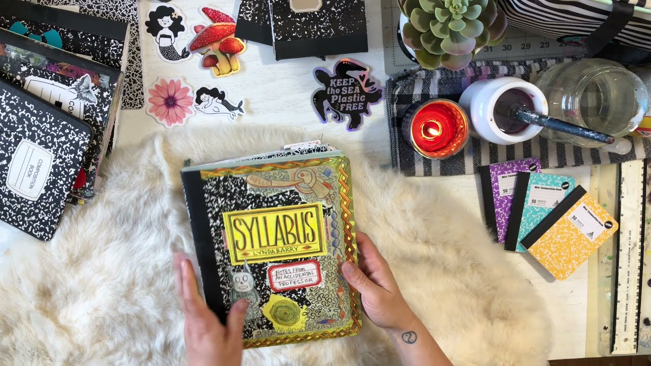 Composition Notebook flip through 📓 Art Journal Diary ✨ LittleCreativeLife