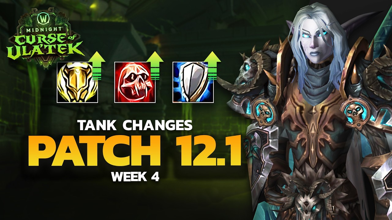 Tank Changes for 12.1 | New Blood Death Knight Tier Set & Protection Paladin Talent Changes