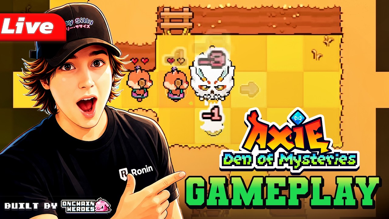 Axie den of mystery x Onchainheroes | New roguelike p2e, risk to earn.